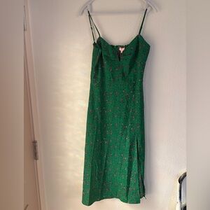 re:named Green Floral Maxi Dress
